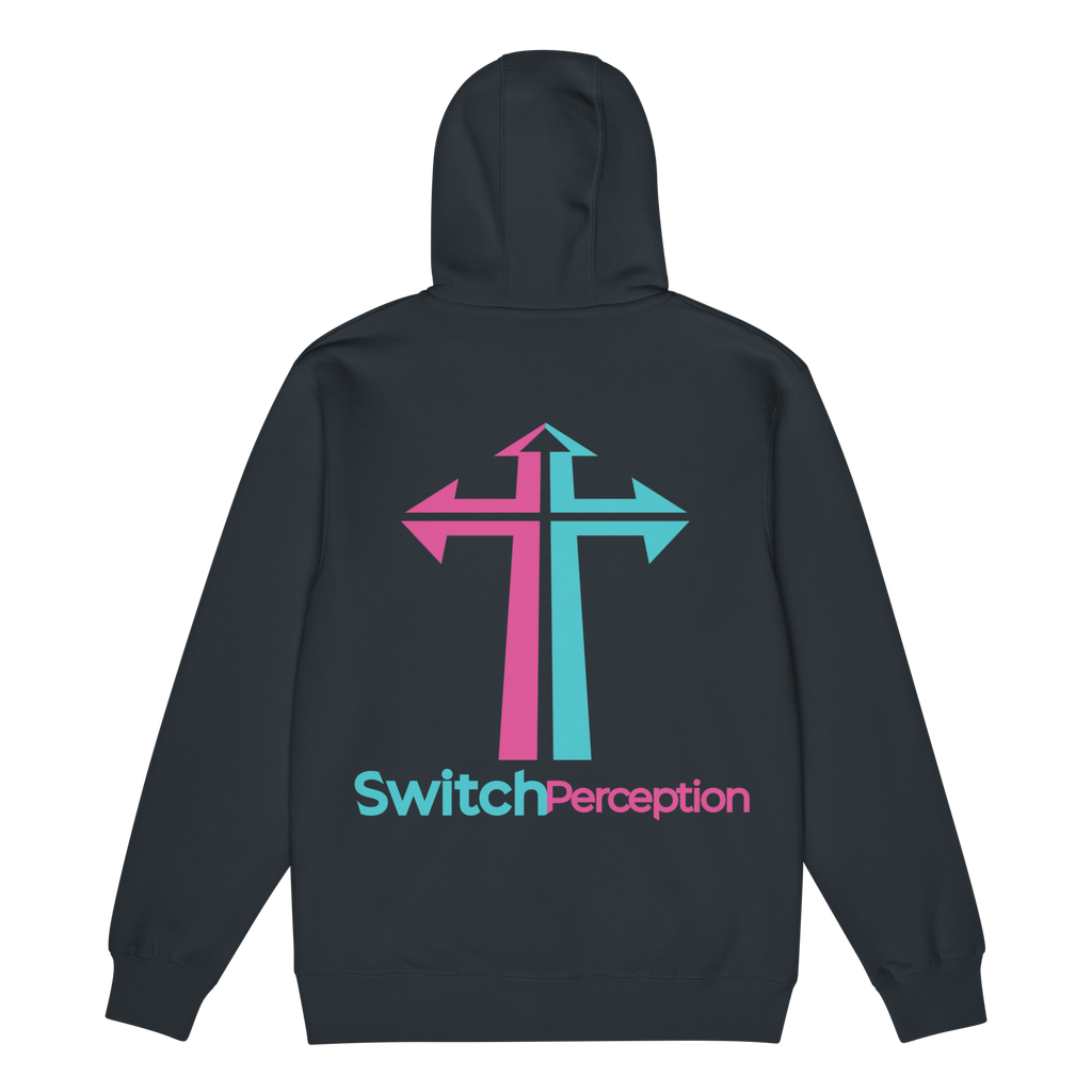 Minimalist Full Zip Hoodie – Soft Cotton Blend, Streetwear Layering